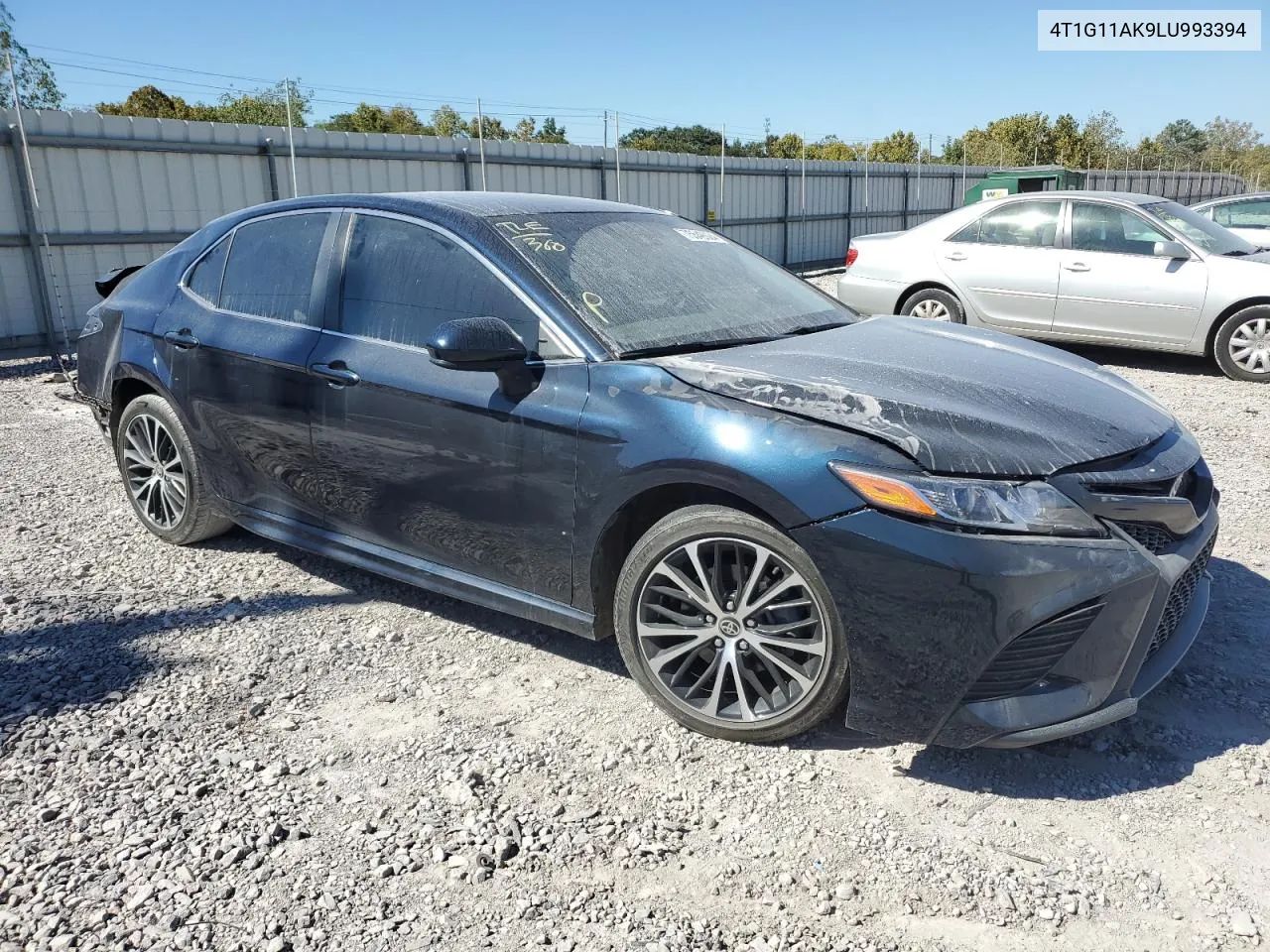 2020 Toyota Camry Se VIN: 4T1G11AK9LU993394 Lot: 75549024