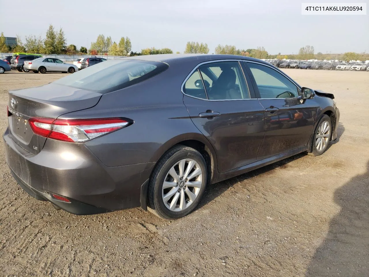 2020 Toyota Camry Le VIN: 4T1C11AK6LU920594 Lot: 75764454