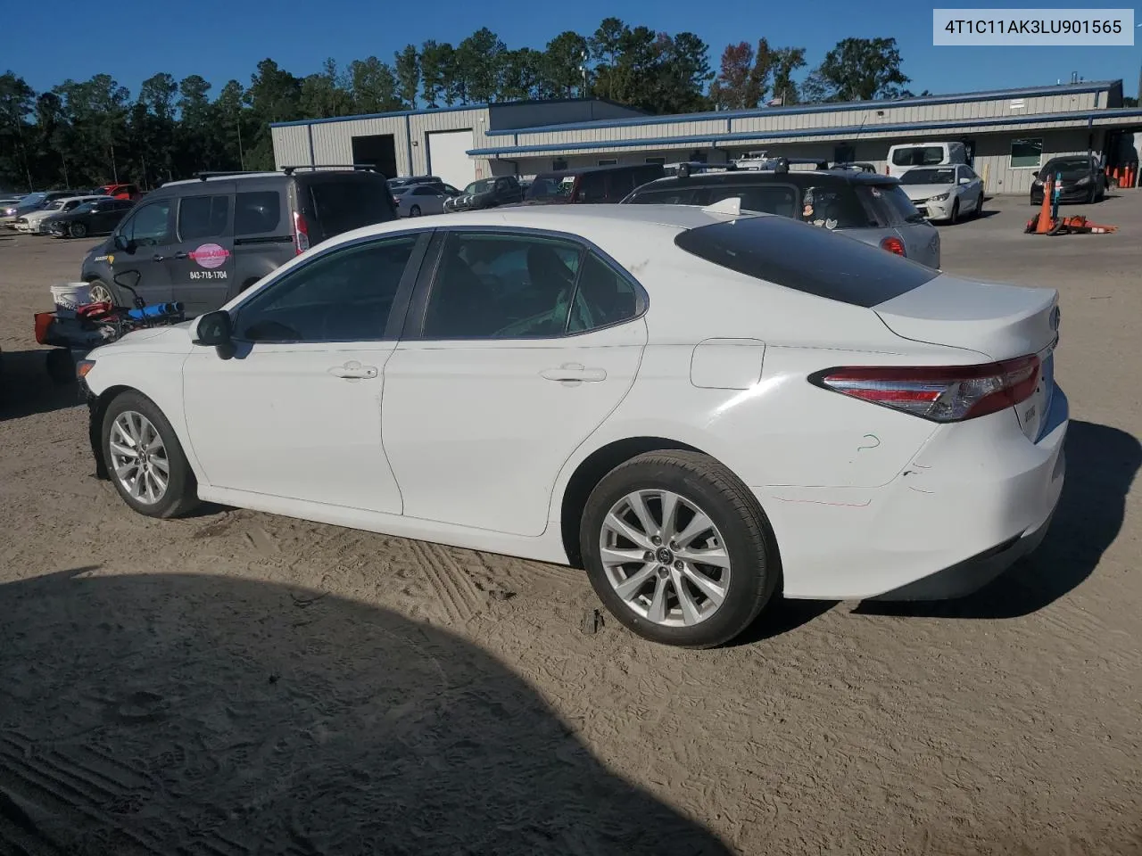 2020 Toyota Camry Le VIN: 4T1C11AK3LU901565 Lot: 75834484