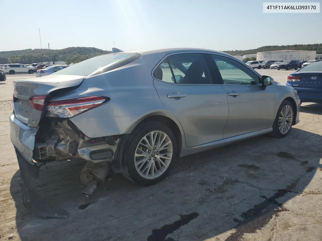 2020 Toyota Camry Xle VIN: 4T1F11AK6LU393170 Lot: 75913694