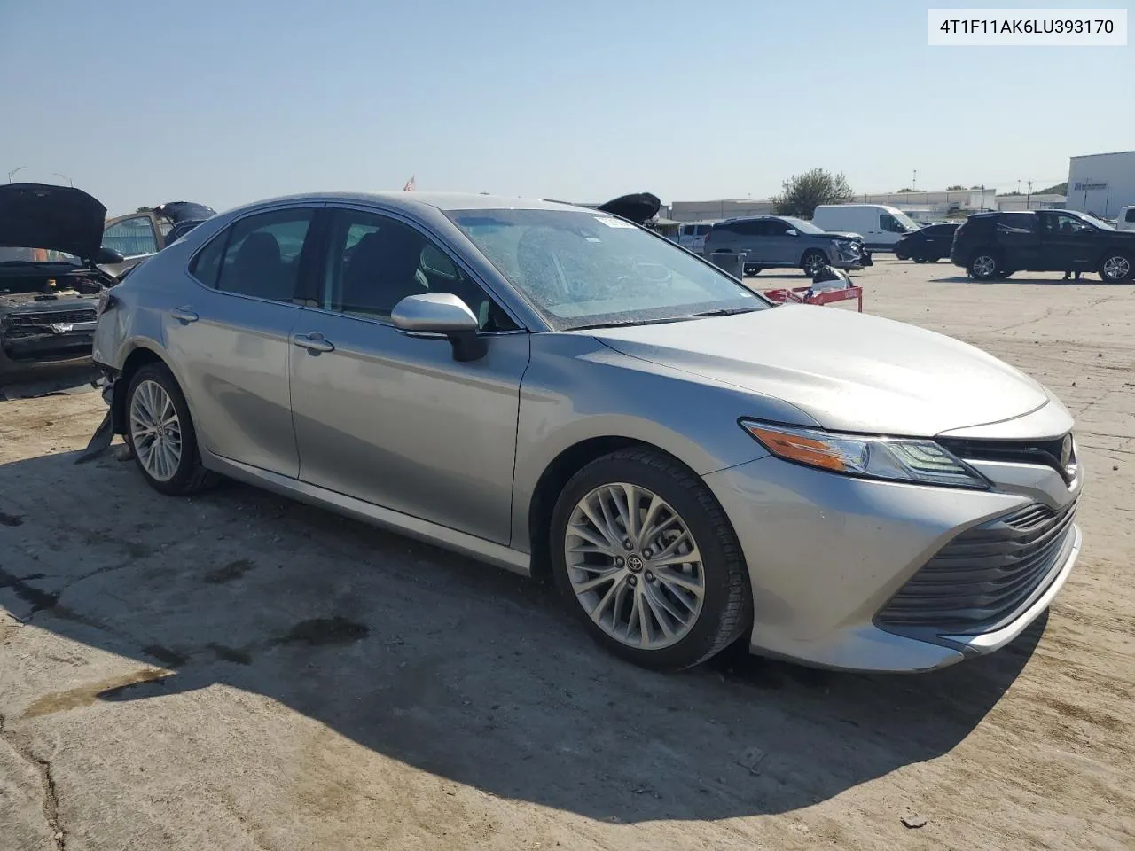 2020 Toyota Camry Xle VIN: 4T1F11AK6LU393170 Lot: 75913694