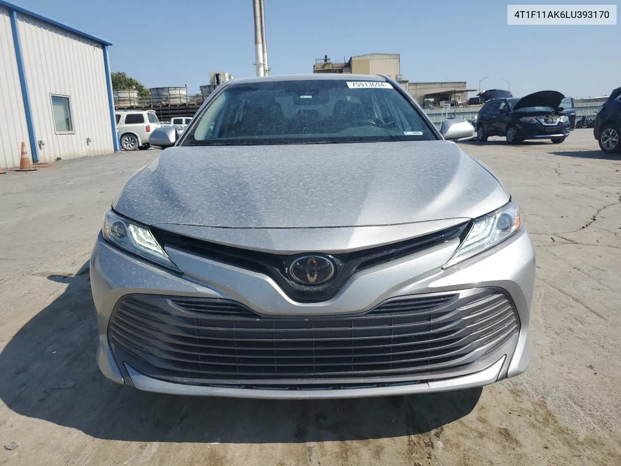 2020 Toyota Camry Xle VIN: 4T1F11AK6LU393170 Lot: 75913694