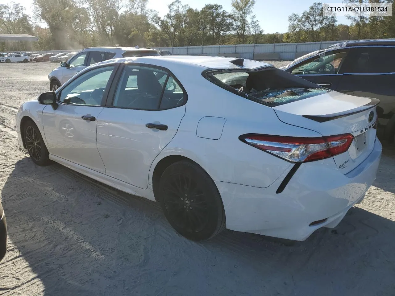 2020 Toyota Camry Se VIN: 4T1G11AK7LU381534 Lot: 75933154