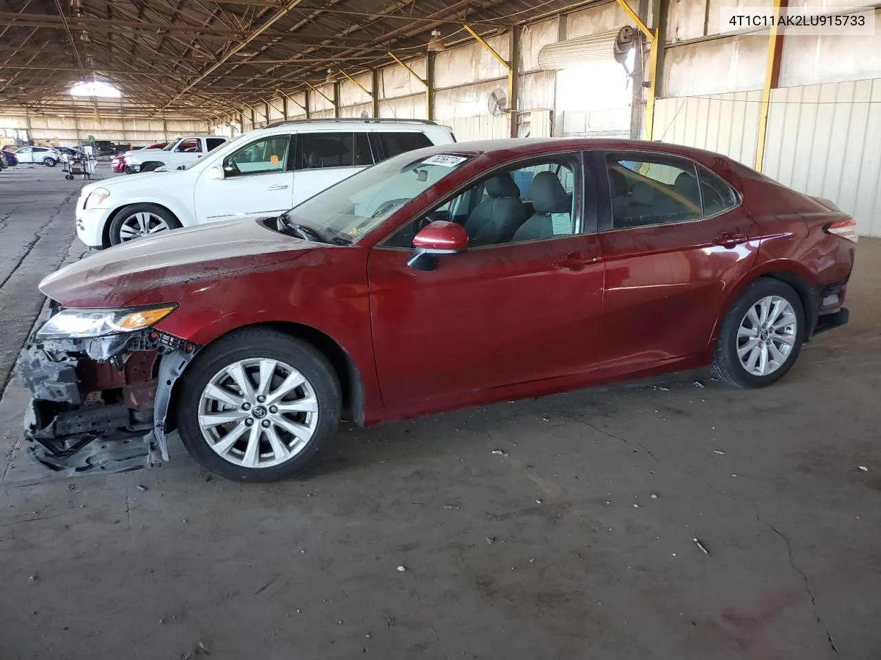 2020 Toyota Camry Le VIN: 4T1C11AK2LU915733 Lot: 76266774