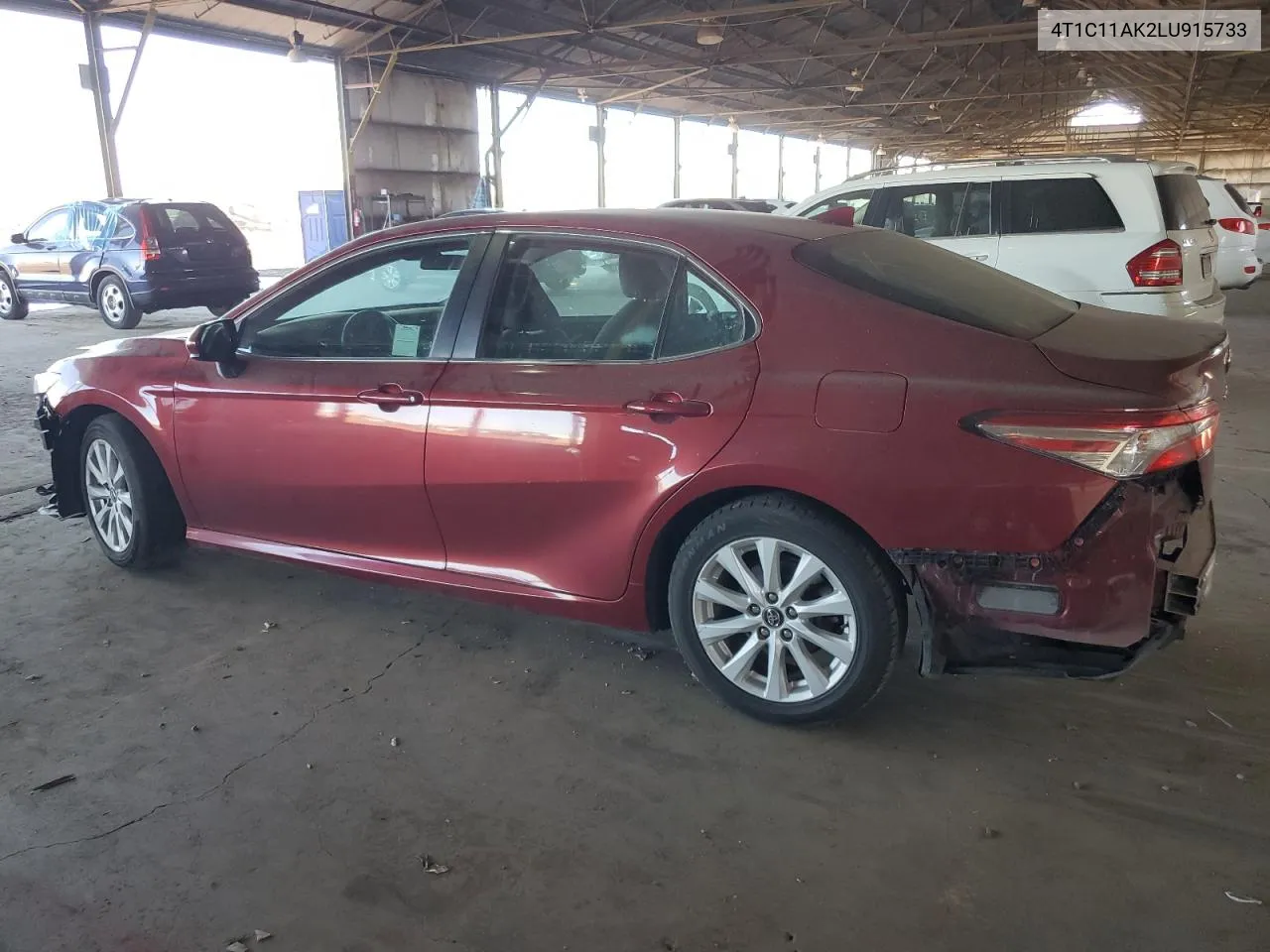 2020 Toyota Camry Le VIN: 4T1C11AK2LU915733 Lot: 76266774