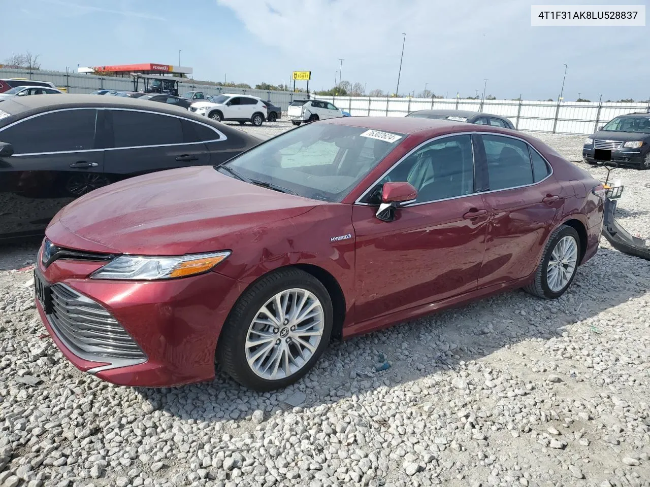 2020 Toyota Camry Xle VIN: 4T1F31AK8LU528837 Lot: 76302624