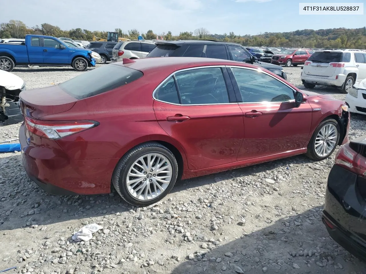 2020 Toyota Camry Xle VIN: 4T1F31AK8LU528837 Lot: 76302624