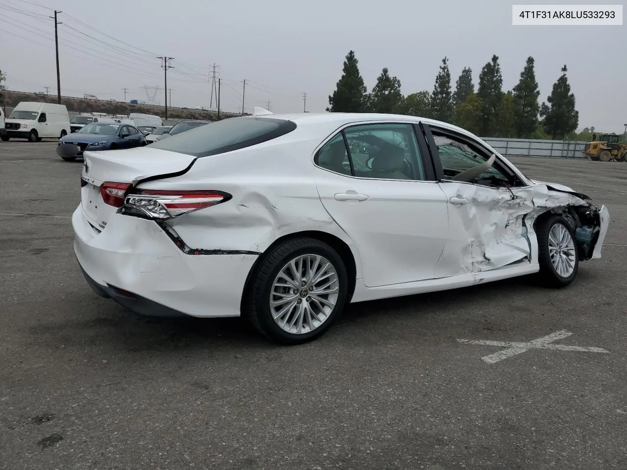 2020 Toyota Camry Xle VIN: 4T1F31AK8LU533293 Lot: 76421384