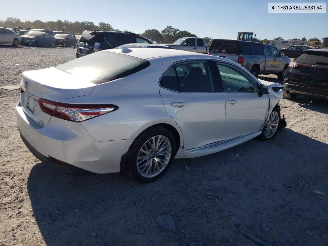 2020 Toyota Camry Xle VIN: 4T1F31AK5LU533154 Lot: 76749194