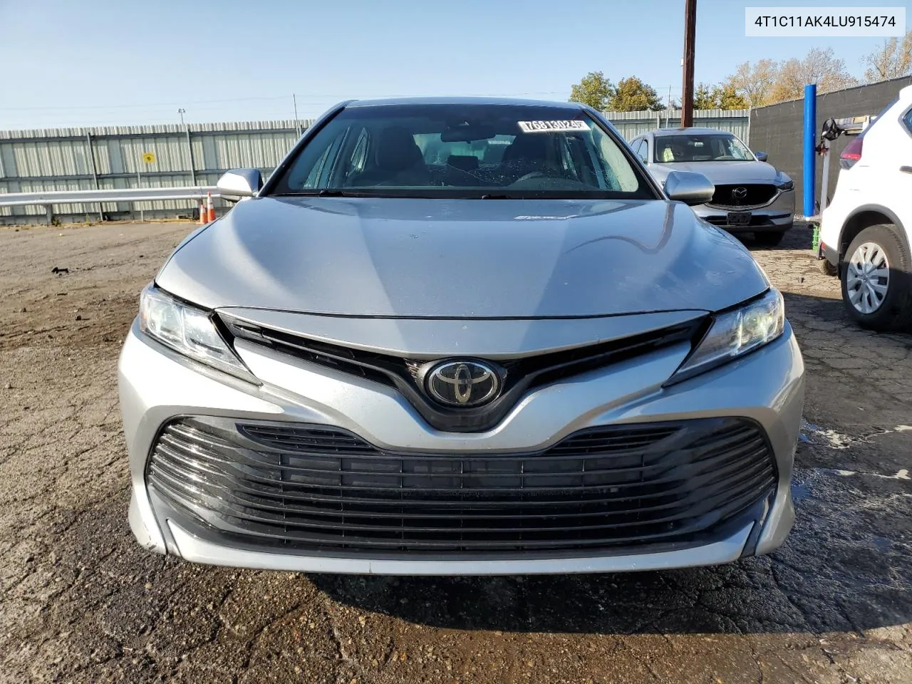 2020 Toyota Camry Le VIN: 4T1C11AK4LU915474 Lot: 76813024