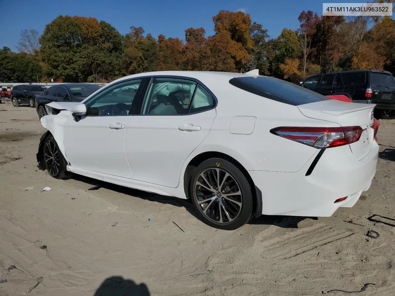 2020 Toyota Camry Se VIN: 4T1M11AK3LU963522 Lot: 77139374