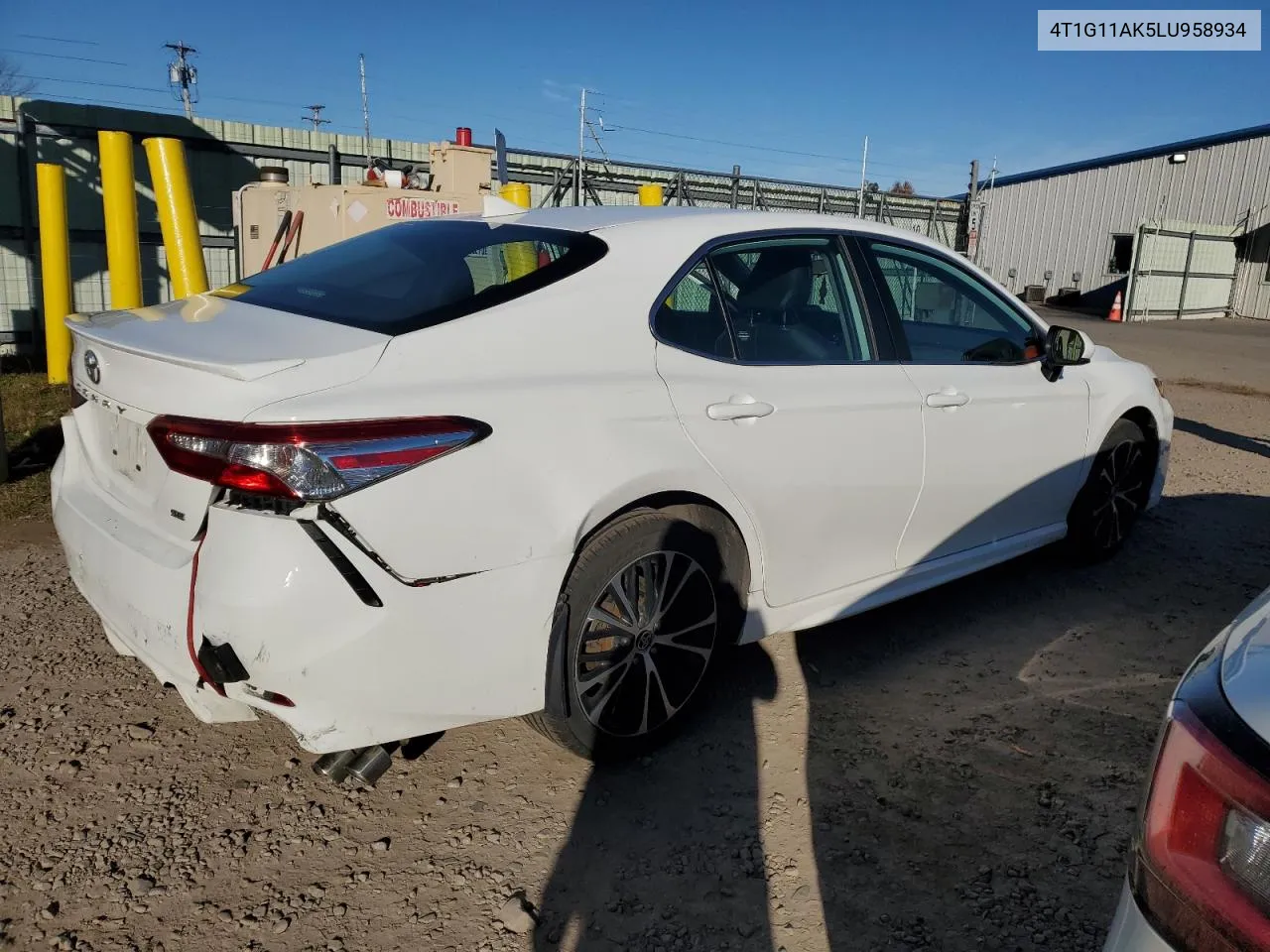 2020 Toyota Camry Se VIN: 4T1G11AK5LU958934 Lot: 77191994