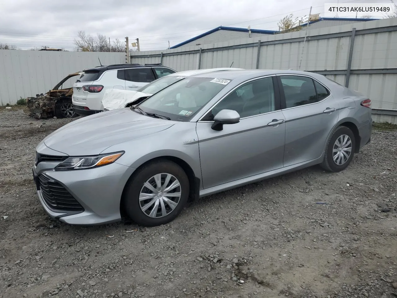 2020 Toyota Camry Le VIN: 4T1C31AK6LU519489 Lot: 77262624