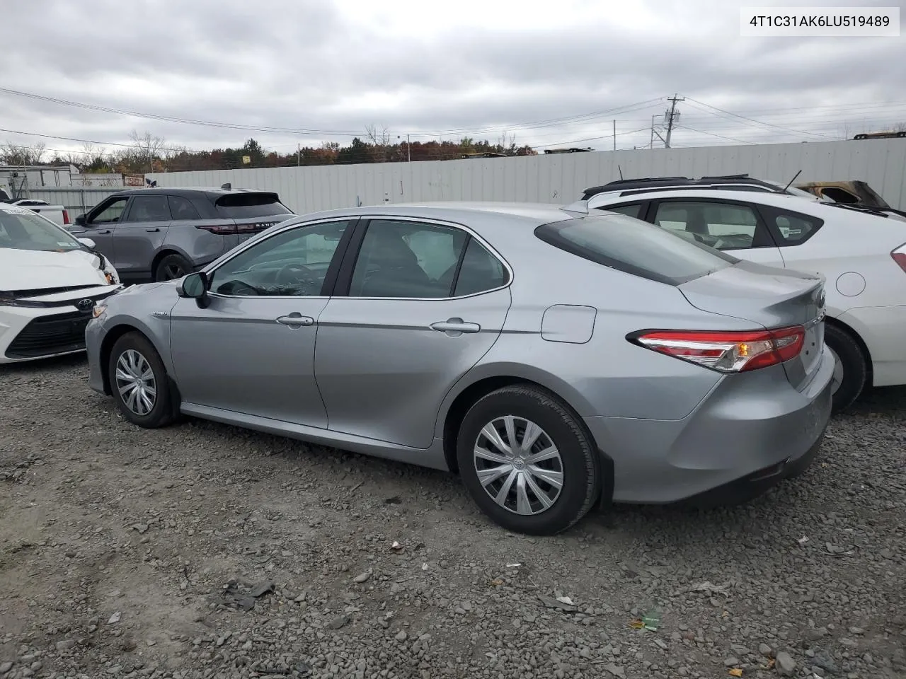 2020 Toyota Camry Le VIN: 4T1C31AK6LU519489 Lot: 77262624