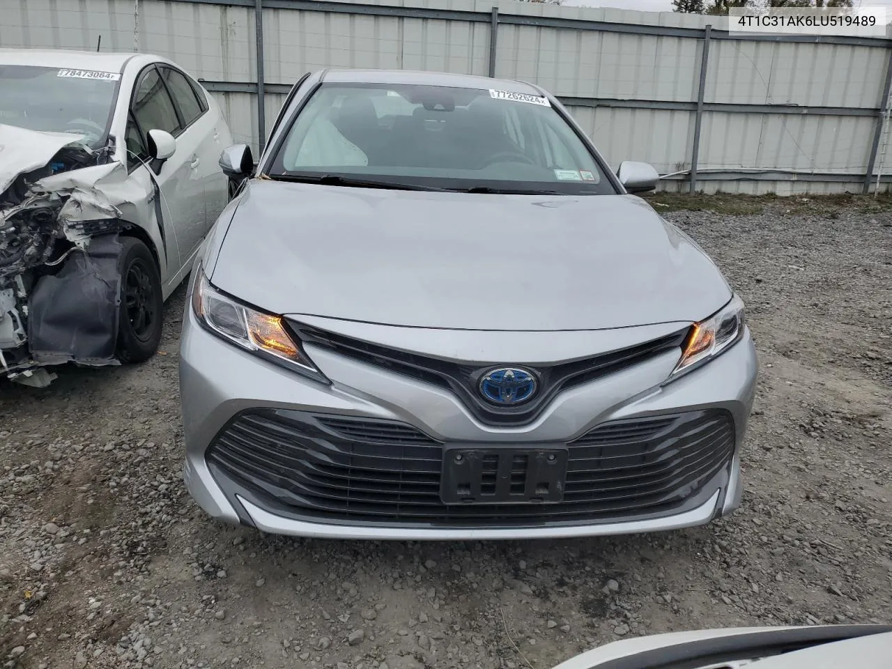 2020 Toyota Camry Le VIN: 4T1C31AK6LU519489 Lot: 77262624