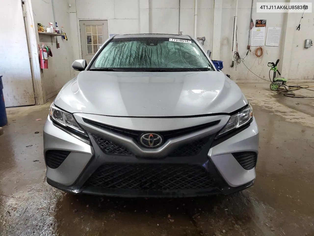 2020 Toyota Camry Se VIN: 4T1J11AK6LU858363 Lot: 77318514