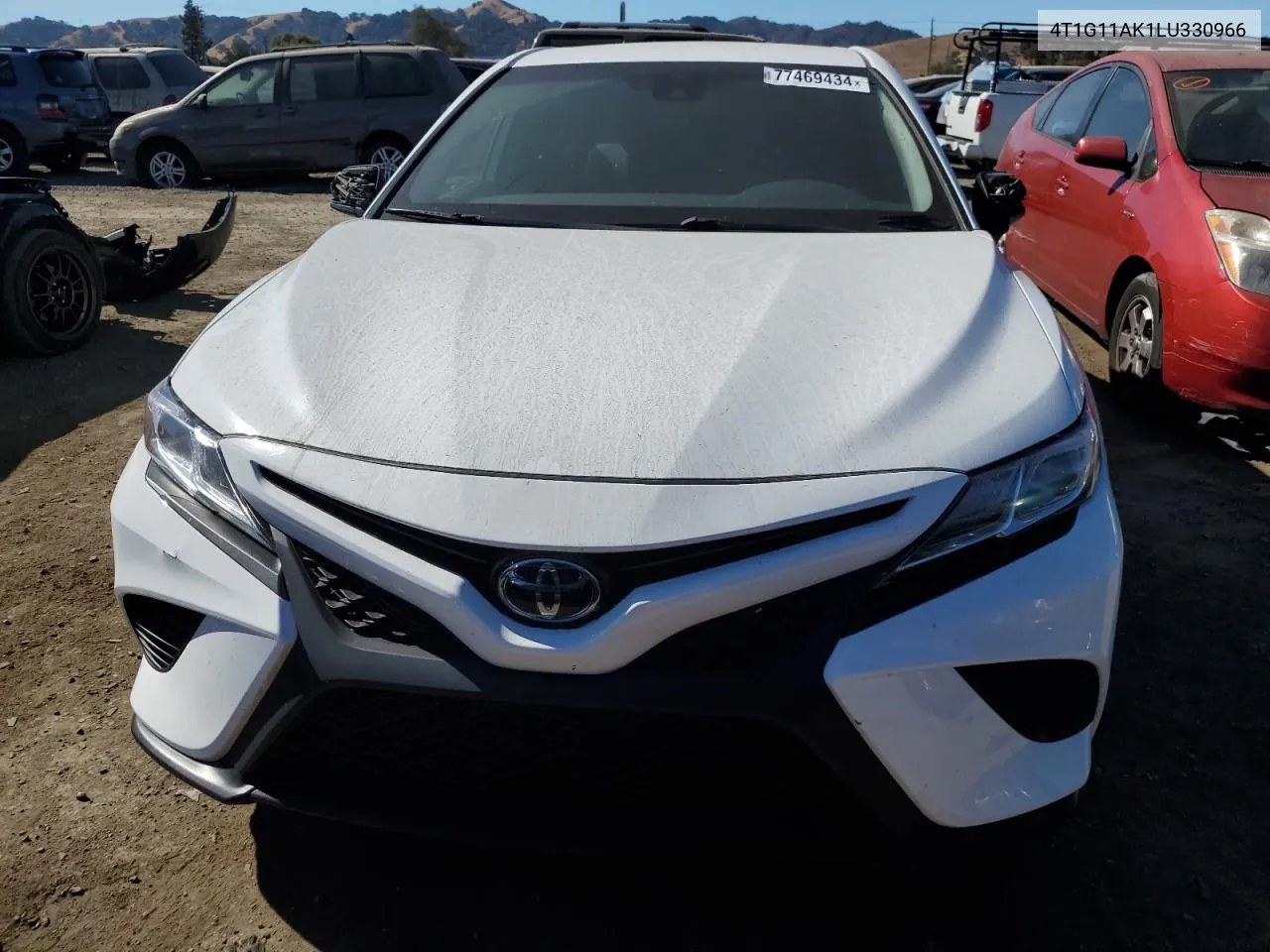 2020 Toyota Camry Se VIN: 4T1G11AK1LU330966 Lot: 77469434