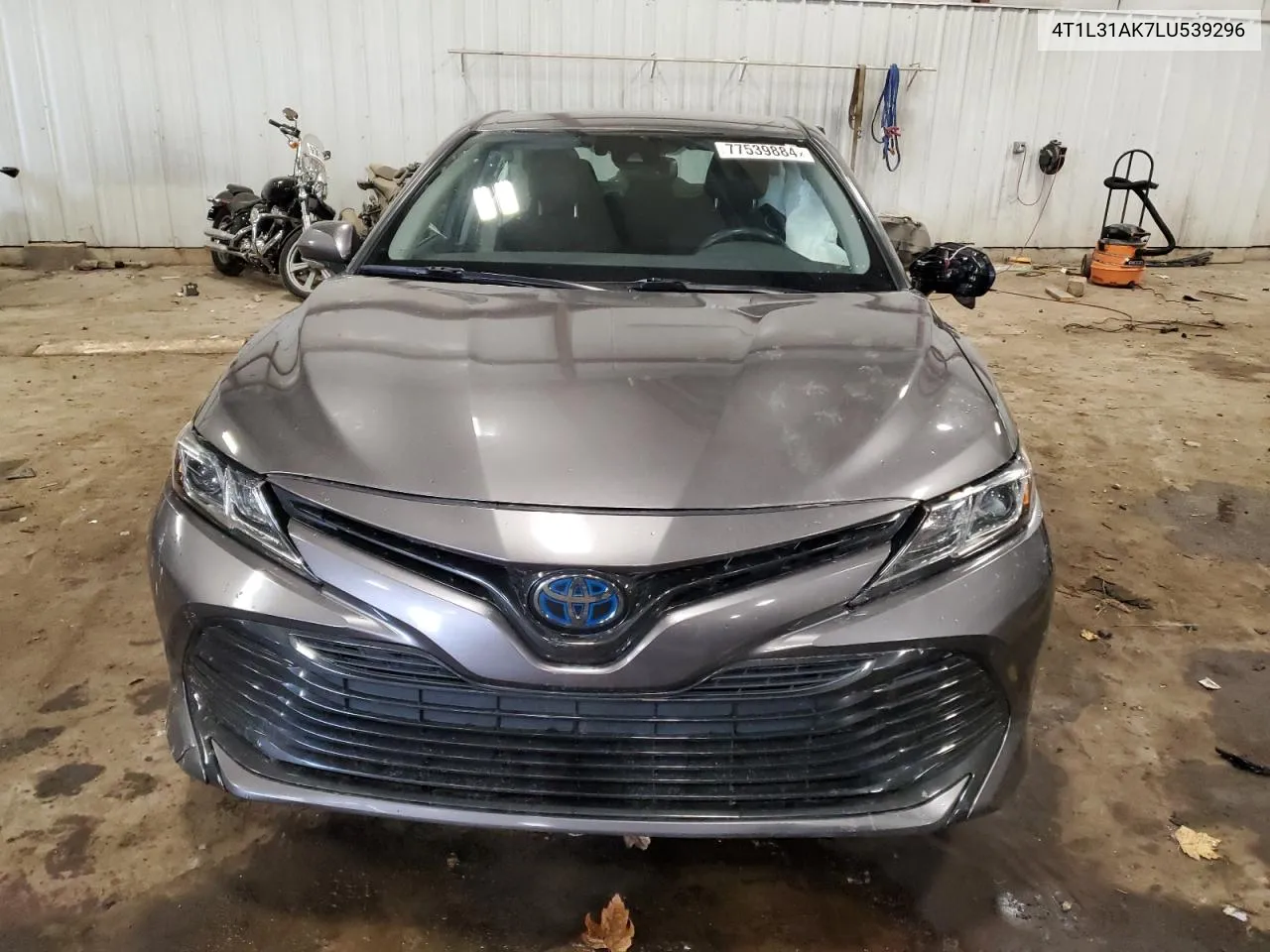 2020 Toyota Camry Le VIN: 4T1L31AK7LU539296 Lot: 77539884