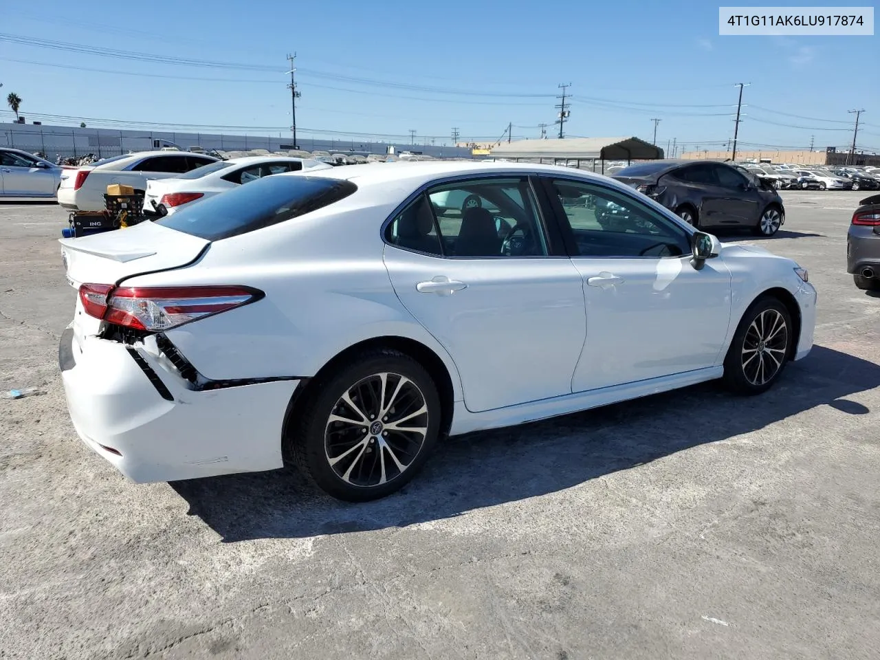 2020 Toyota Camry Se VIN: 4T1G11AK6LU917874 Lot: 77685604