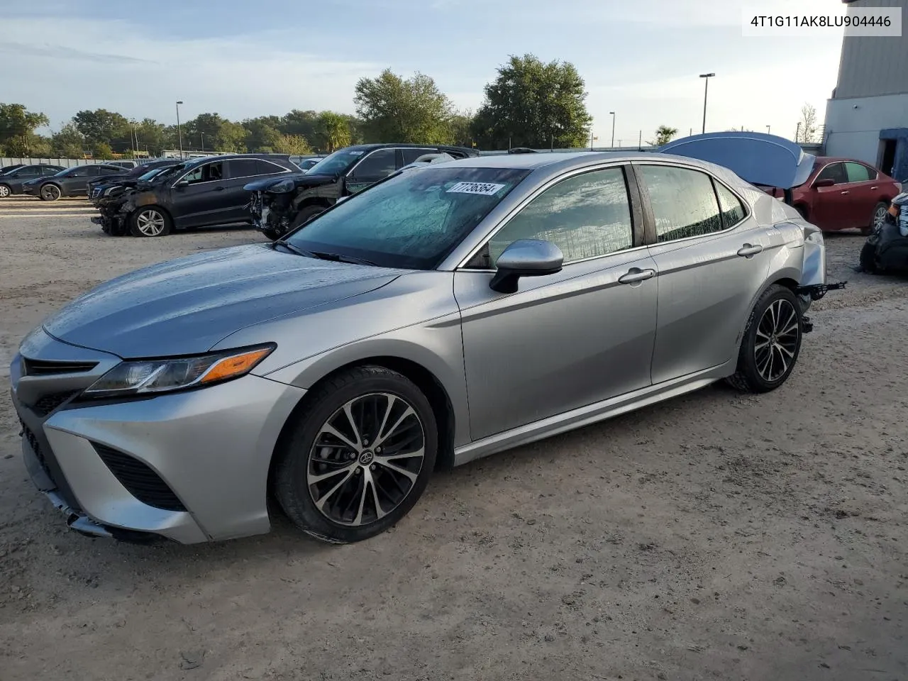 2020 Toyota Camry Se VIN: 4T1G11AK8LU904446 Lot: 77736364