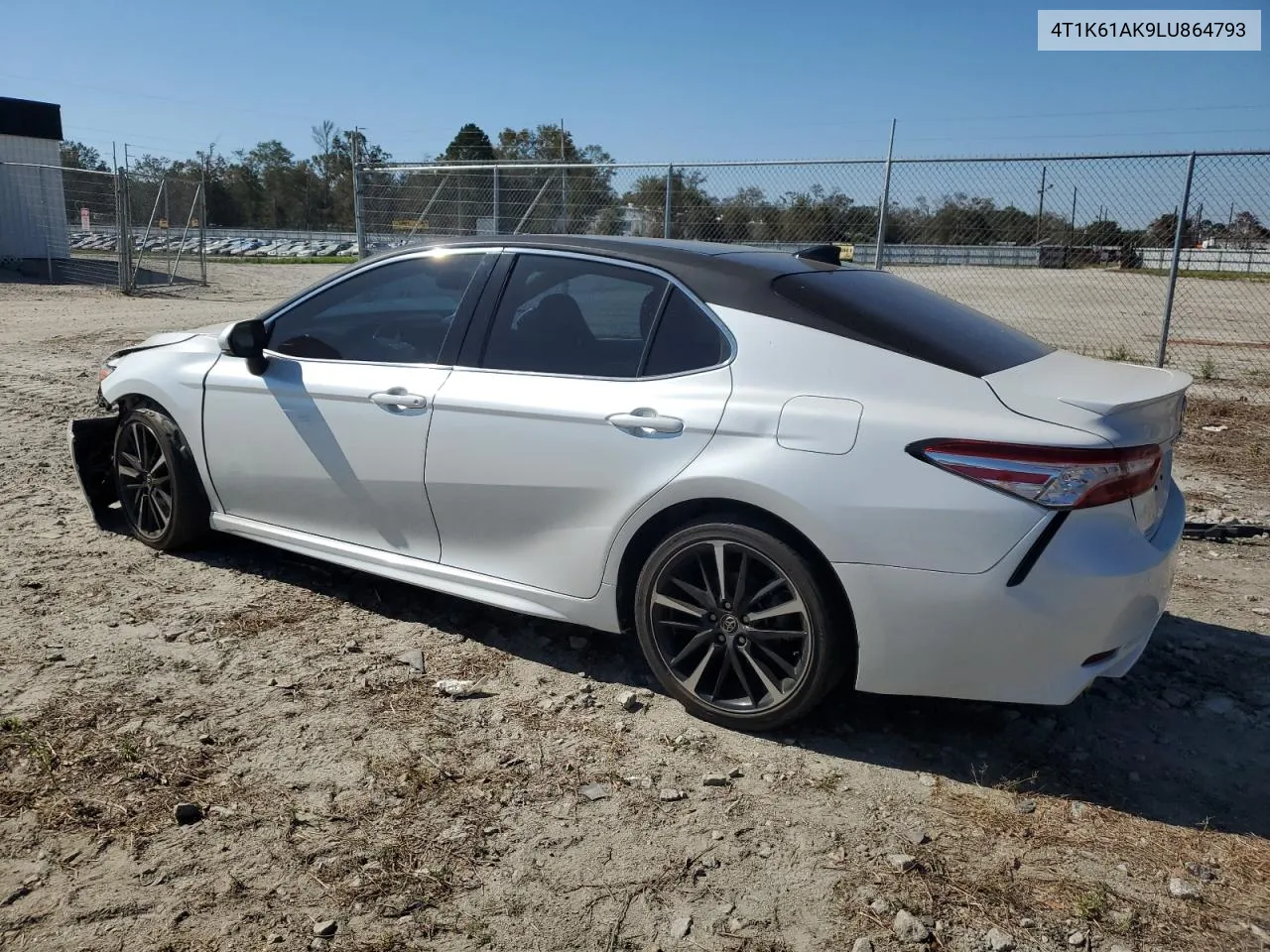 2020 Toyota Camry Xse VIN: 4T1K61AK9LU864793 Lot: 77961294