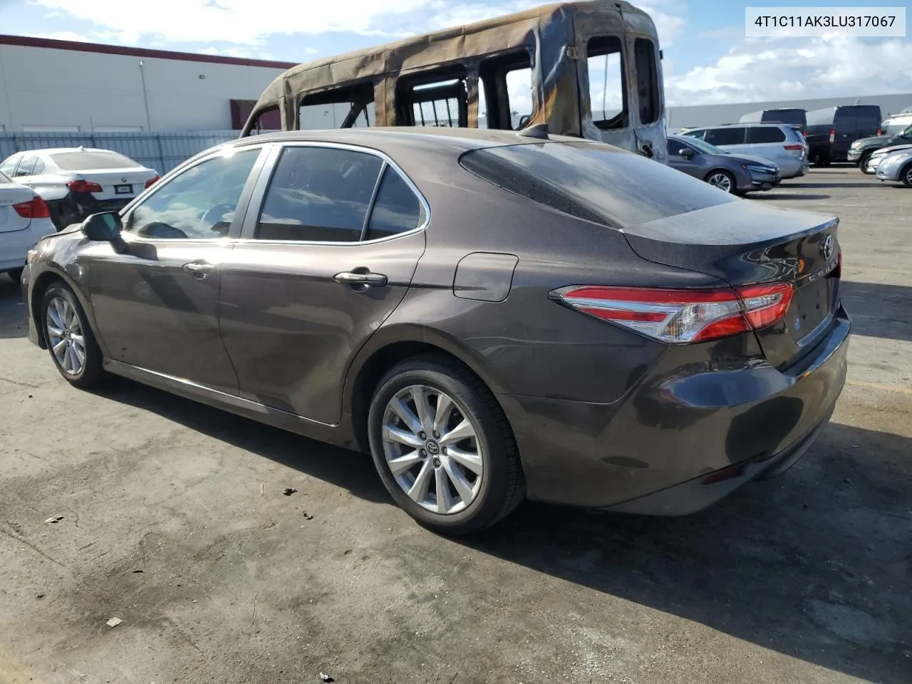 2020 Toyota Camry Le VIN: 4T1C11AK3LU317067 Lot: 78181424