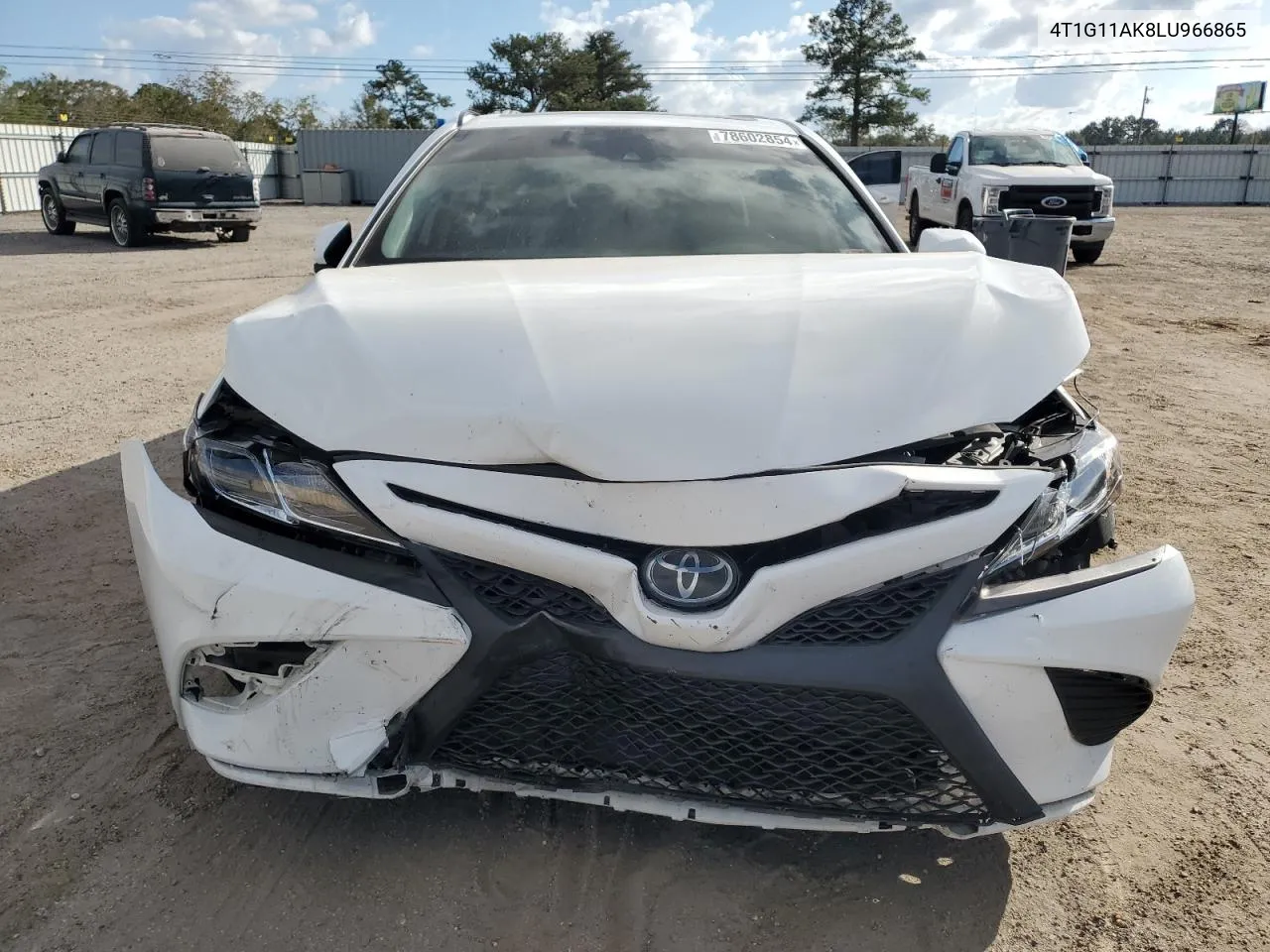 2020 Toyota Camry Se VIN: 4T1G11AK8LU966865 Lot: 78602854