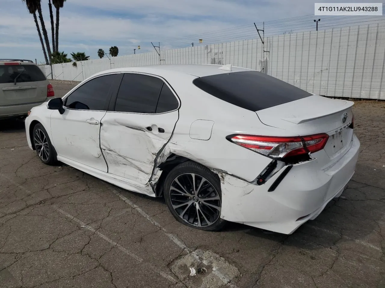 2020 Toyota Camry Se VIN: 4T1G11AK2LU943288 Lot: 78725414