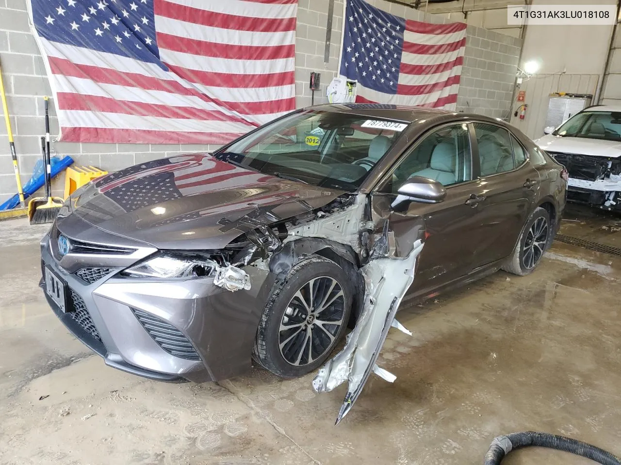 2020 Toyota Camry Se VIN: 4T1G31AK3LU018108 Lot: 78779374