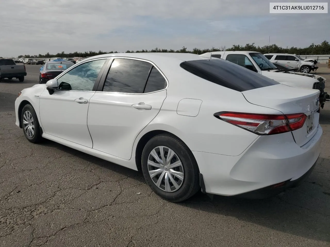 2020 Toyota Camry Le VIN: 4T1C31AK9LU012716 Lot: 78821734