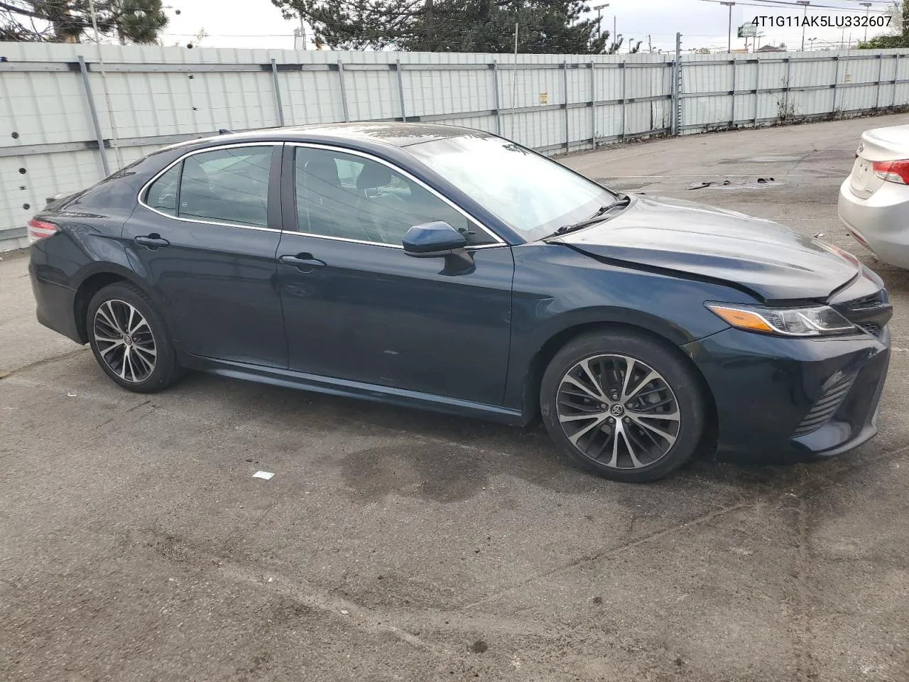 2020 Toyota Camry Se VIN: 4T1G11AK5LU332607 Lot: 78902504