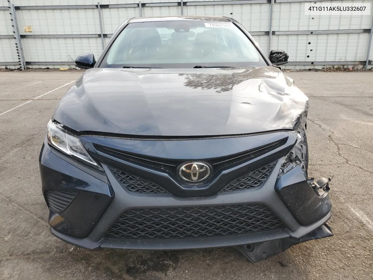 2020 Toyota Camry Se VIN: 4T1G11AK5LU332607 Lot: 78902504