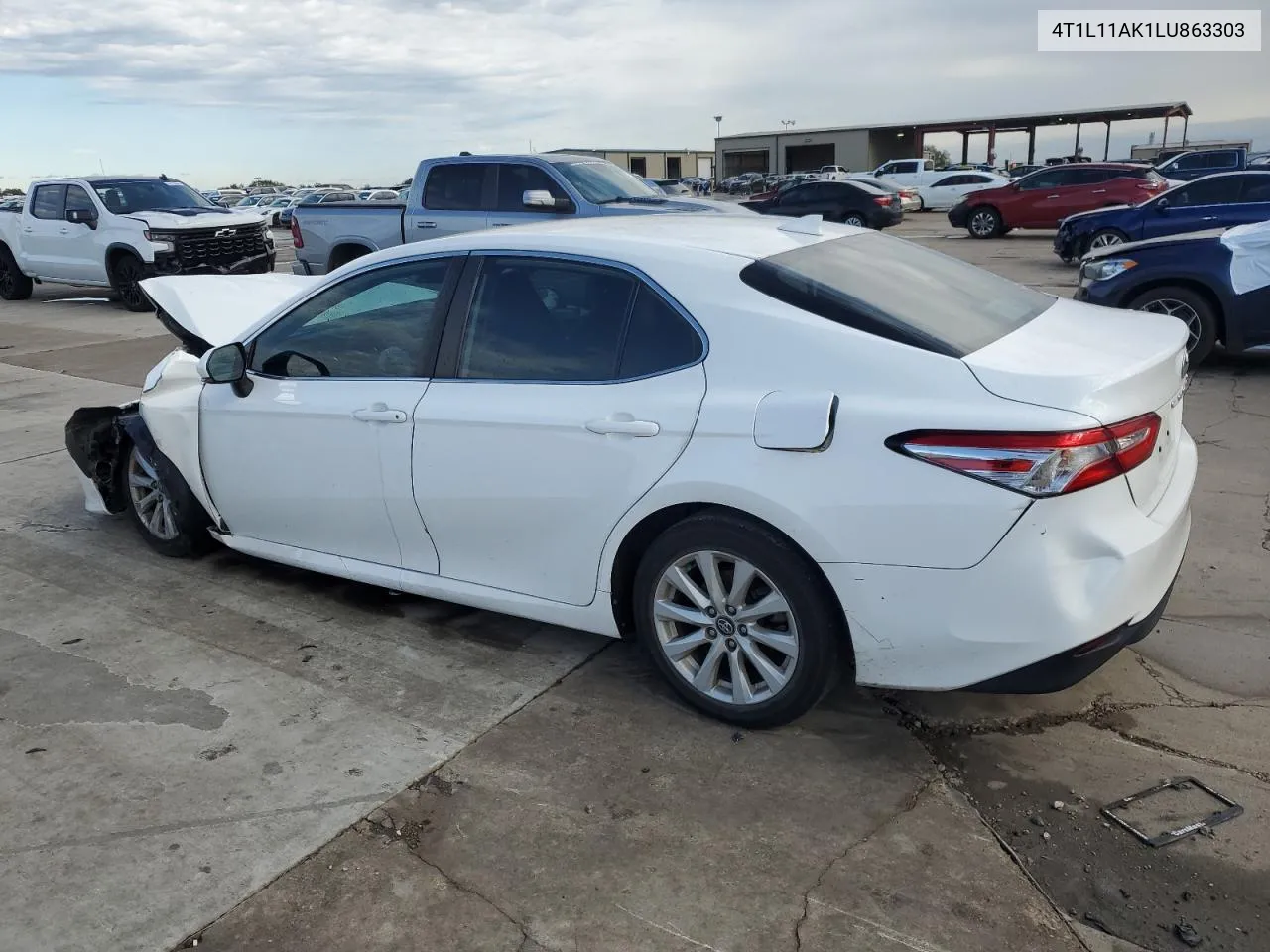 2020 Toyota Camry Le VIN: 4T1L11AK1LU863303 Lot: 79316554