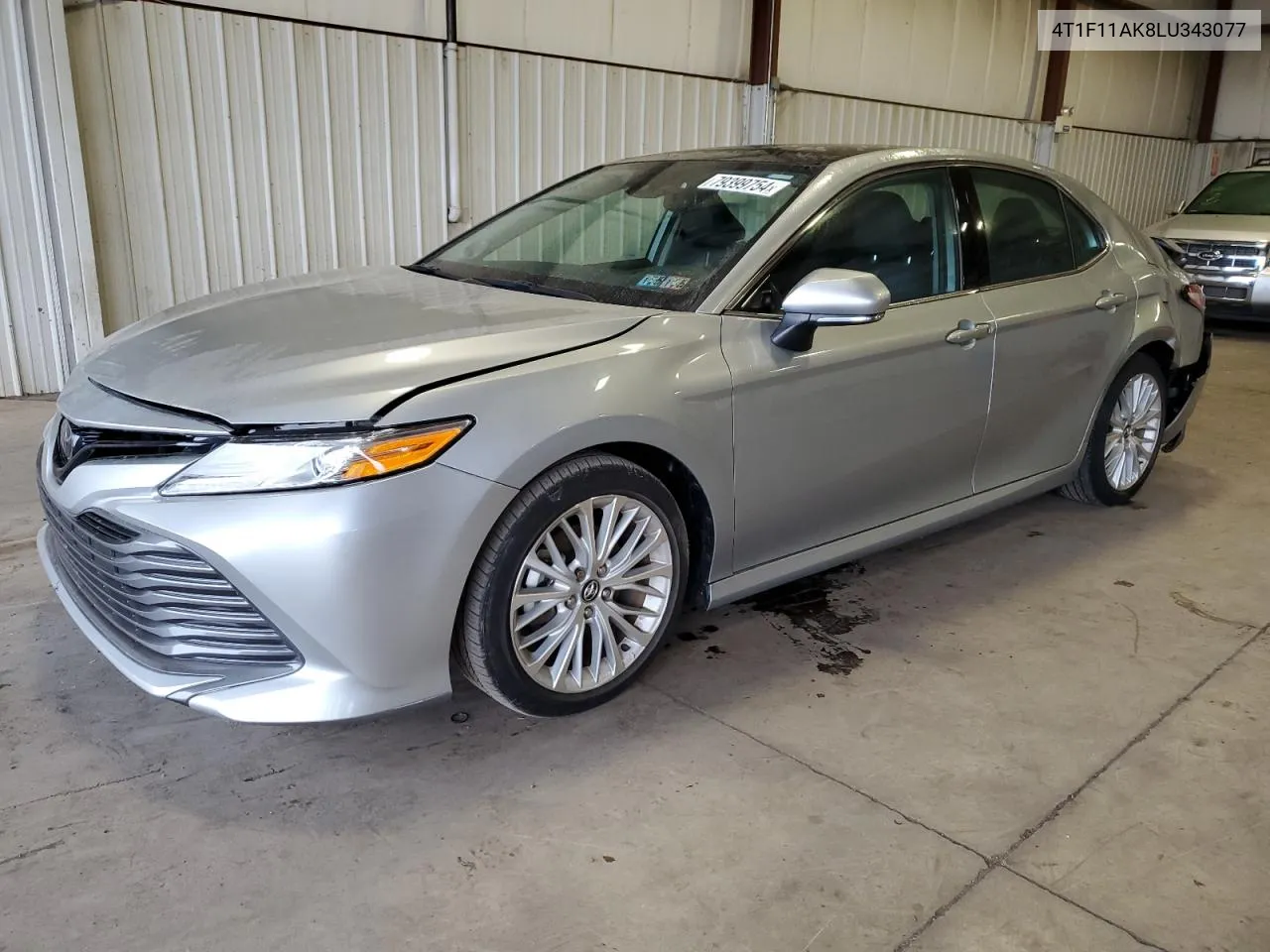 2020 Toyota Camry Xle VIN: 4T1F11AK8LU343077 Lot: 79399754