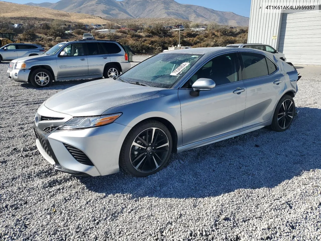 2020 Toyota Camry Xse VIN: 4T1K61AK4LU959357 Lot: 79540854