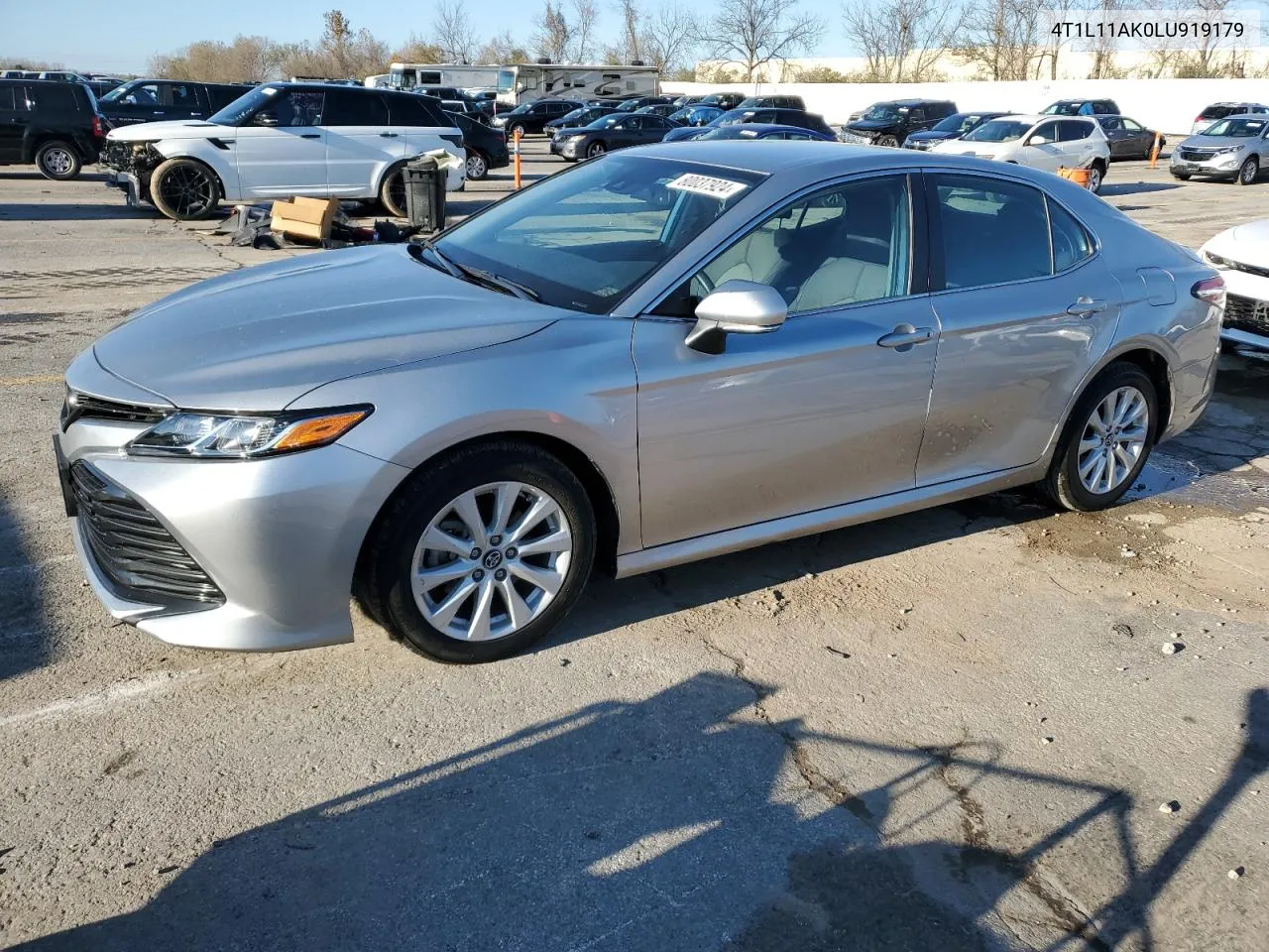 2020 Toyota Camry Le VIN: 4T1L11AK0LU919179 Lot: 80037924