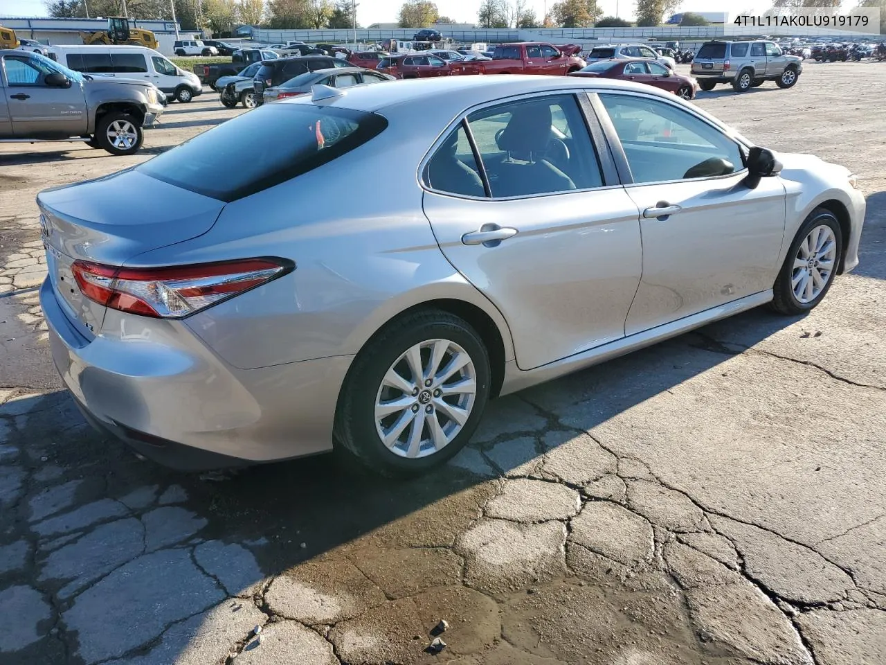 2020 Toyota Camry Le VIN: 4T1L11AK0LU919179 Lot: 80037924