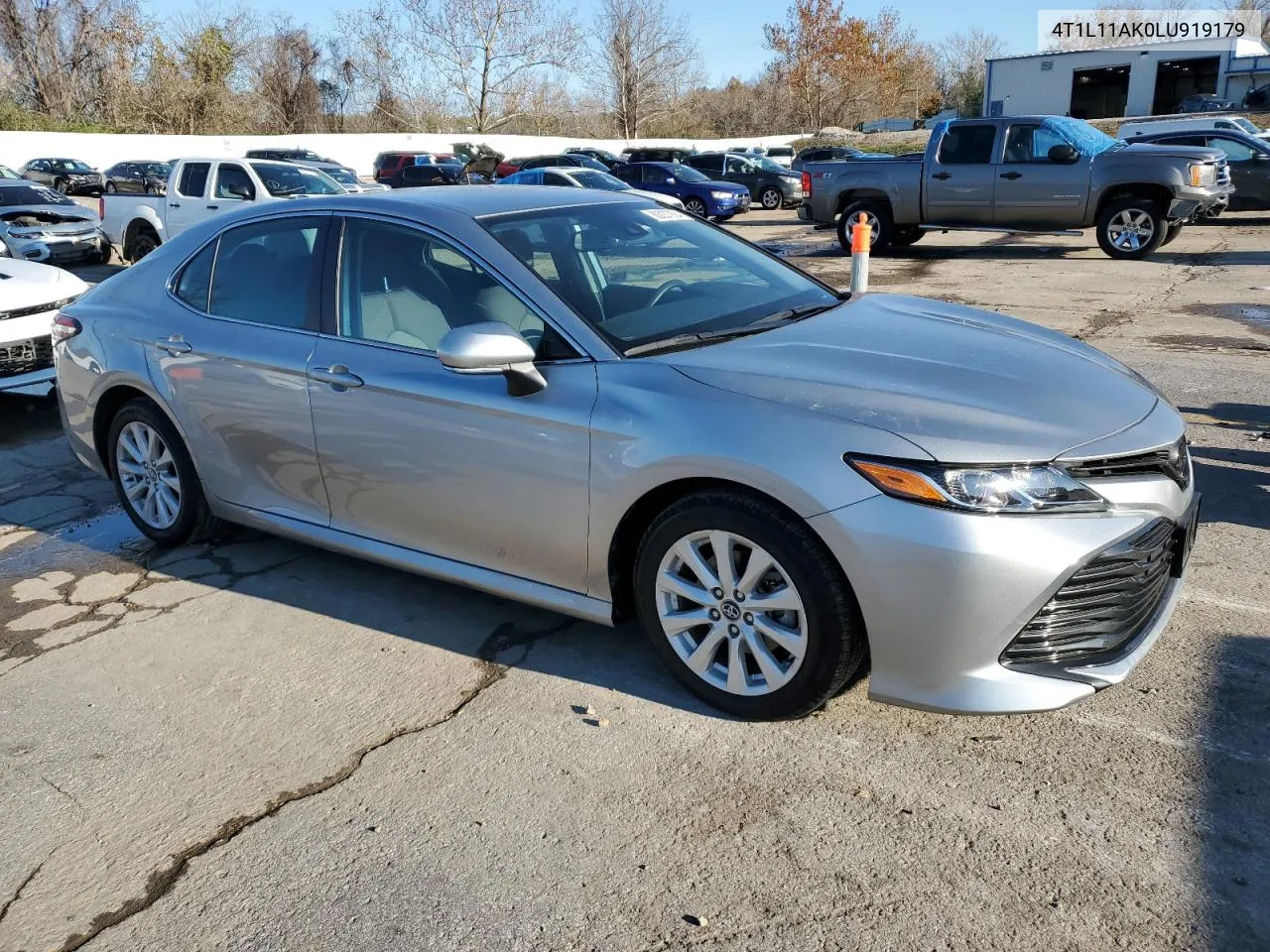 2020 Toyota Camry Le VIN: 4T1L11AK0LU919179 Lot: 80037924