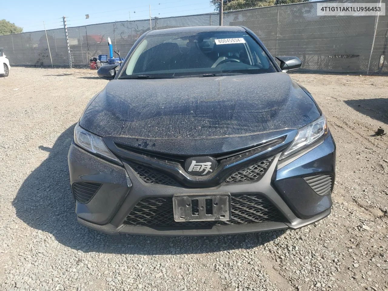 4T1G11AK1LU956453 2020 Toyota Camry Se