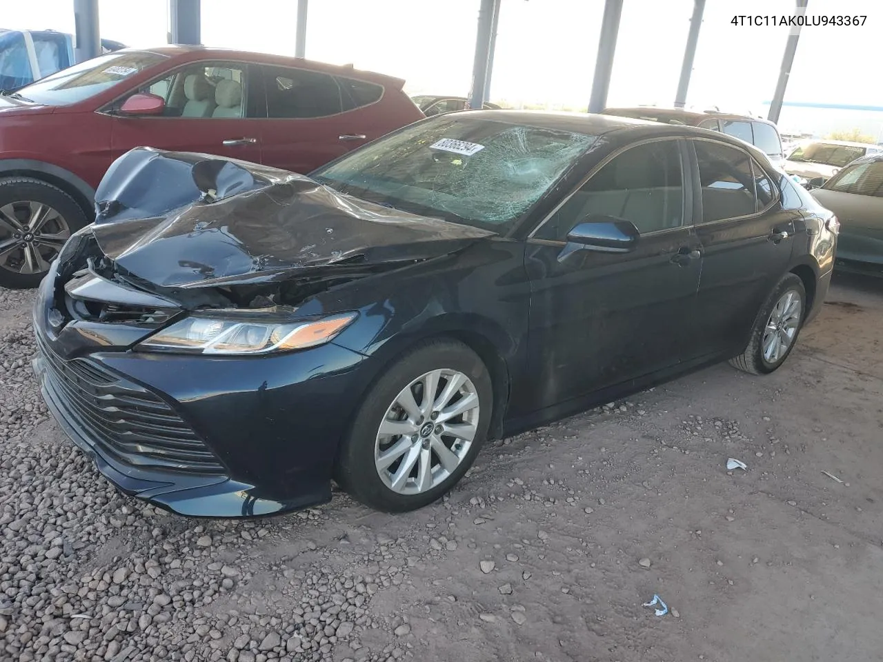 2020 Toyota Camry Le VIN: 4T1C11AK0LU943367 Lot: 80366294