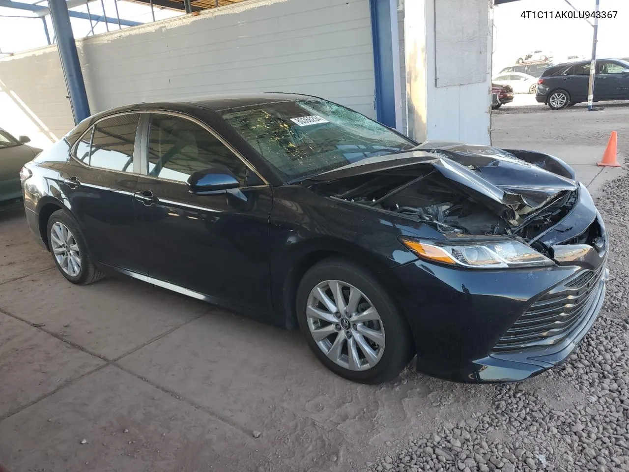 2020 Toyota Camry Le VIN: 4T1C11AK0LU943367 Lot: 80366294