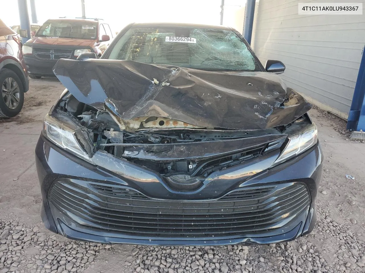 2020 Toyota Camry Le VIN: 4T1C11AK0LU943367 Lot: 80366294