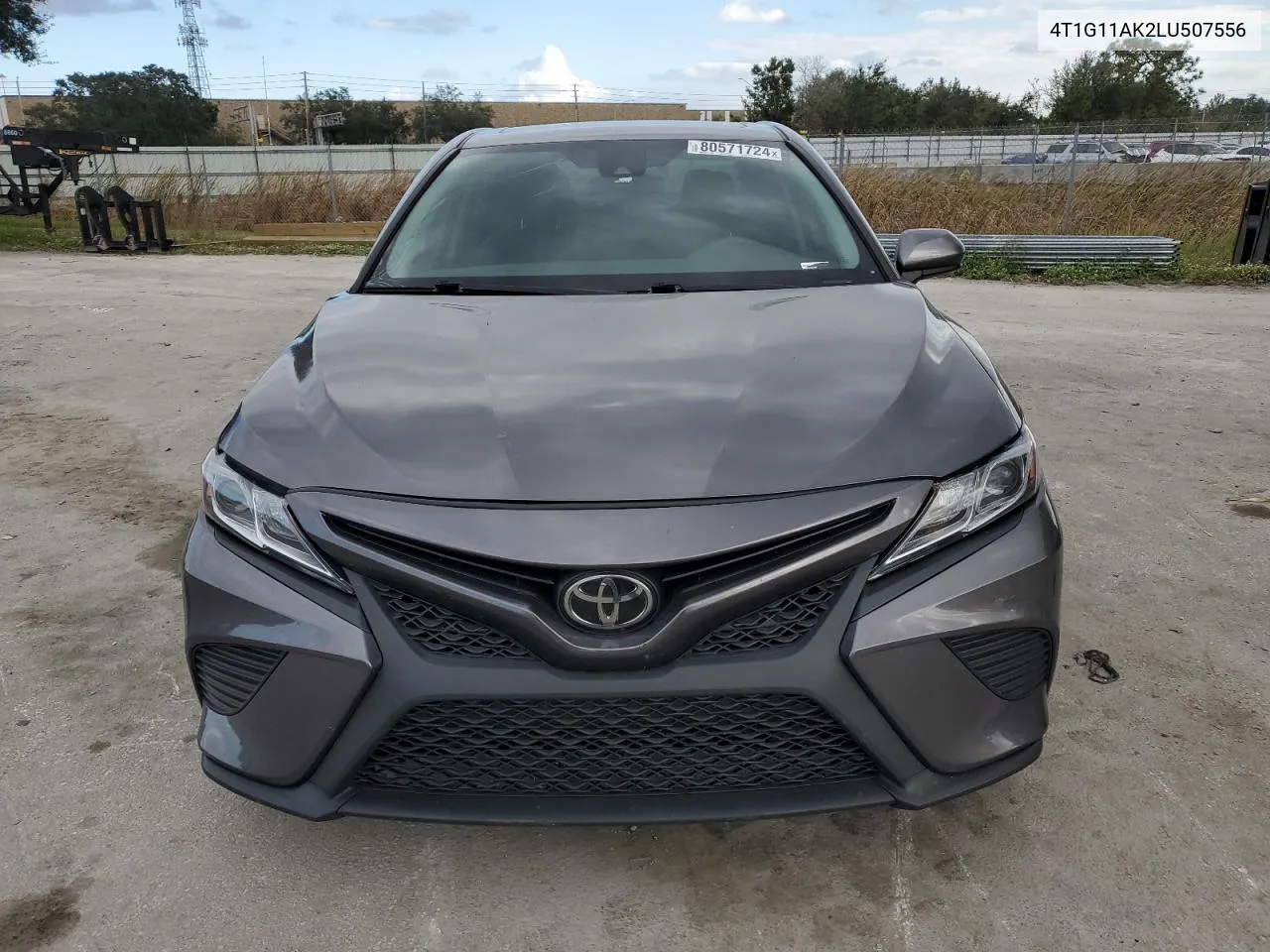 2020 Toyota Camry Se VIN: 4T1G11AK2LU507556 Lot: 80571724