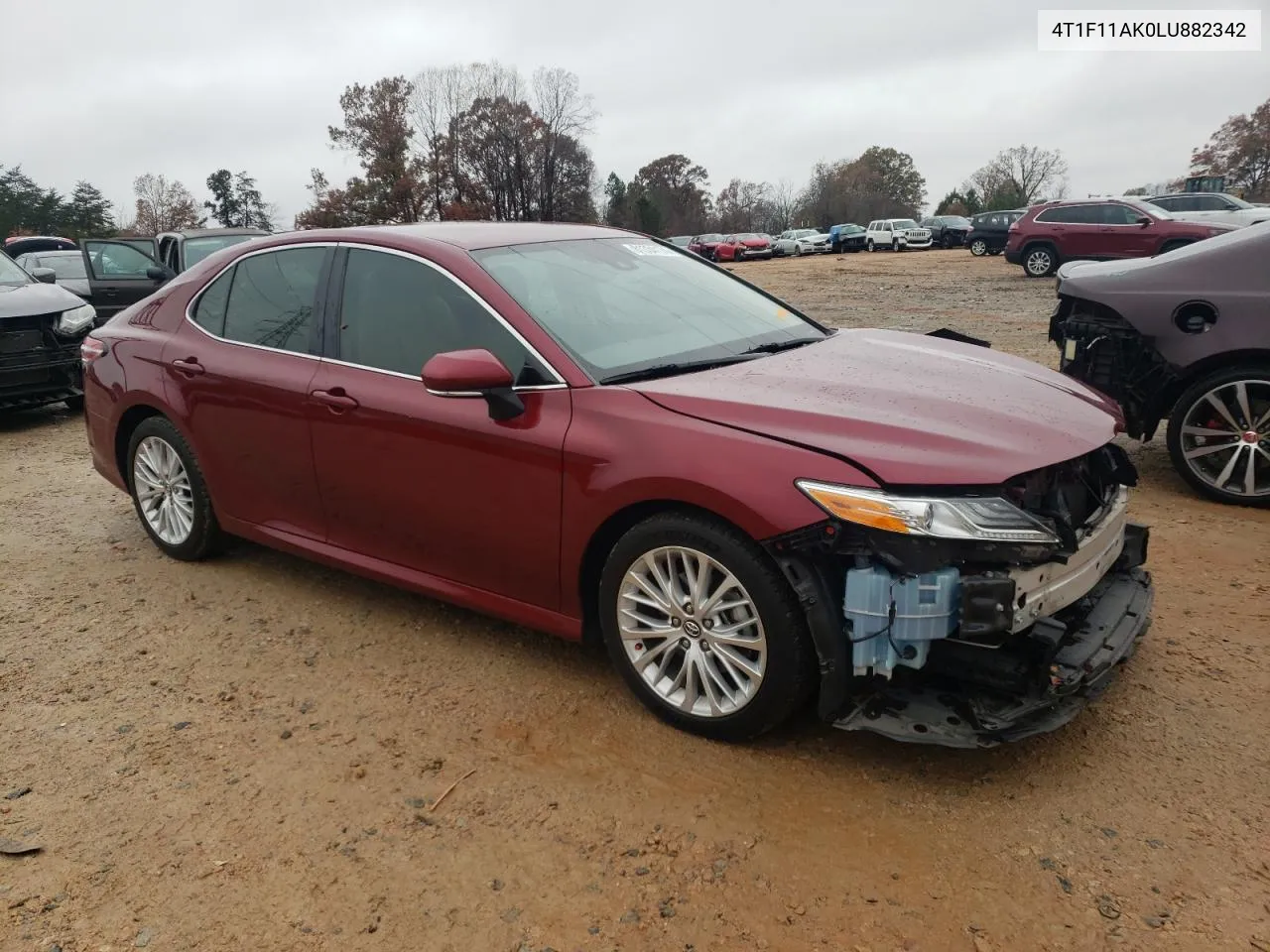 2020 Toyota Camry Xle VIN: 4T1F11AK0LU882342 Lot: 81334174