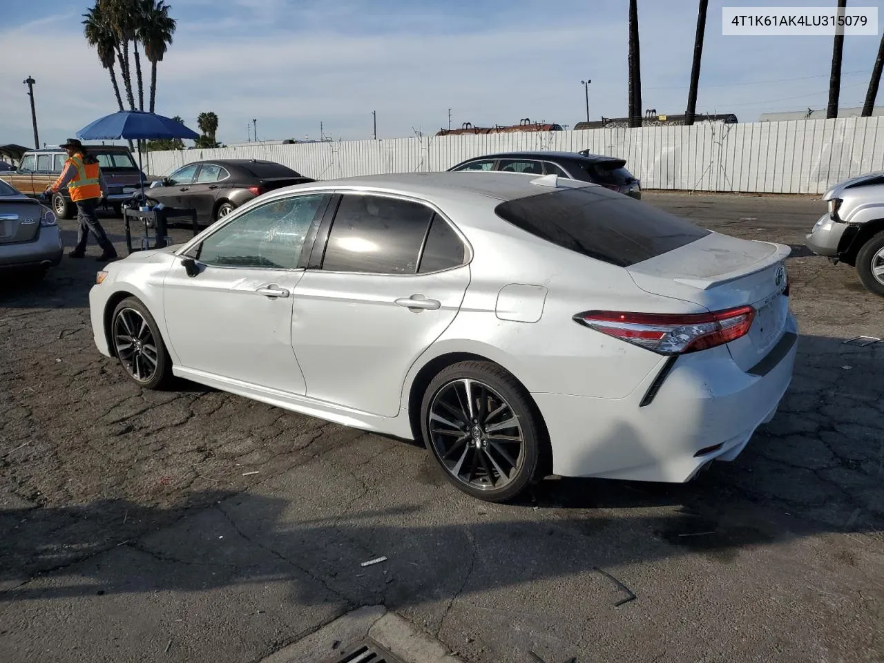 2020 Toyota Camry Xse VIN: 4T1K61AK4LU315079 Lot: 81361354