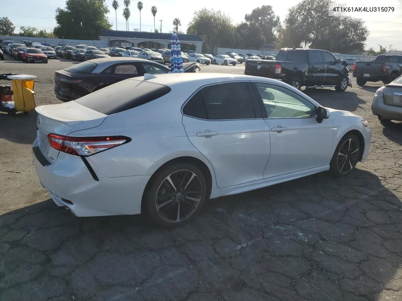 2020 Toyota Camry Xse VIN: 4T1K61AK4LU315079 Lot: 81361354