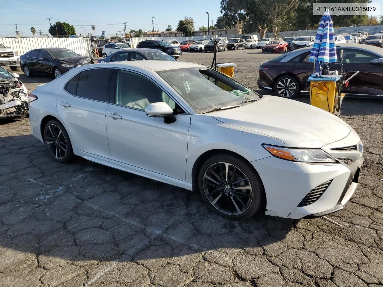 2020 Toyota Camry Xse VIN: 4T1K61AK4LU315079 Lot: 81361354