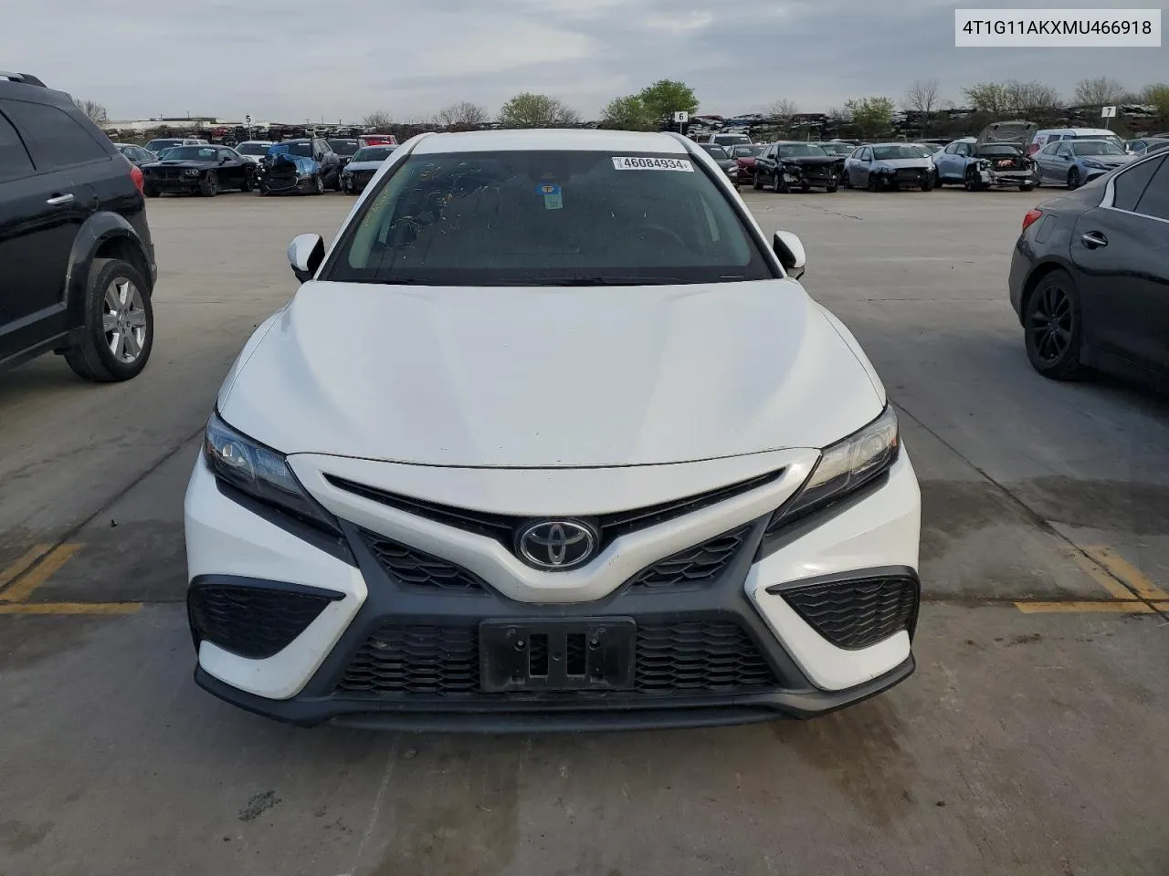 2021 Toyota Camry Se VIN: 4T1G11AKXMU466918 Lot: 46084934