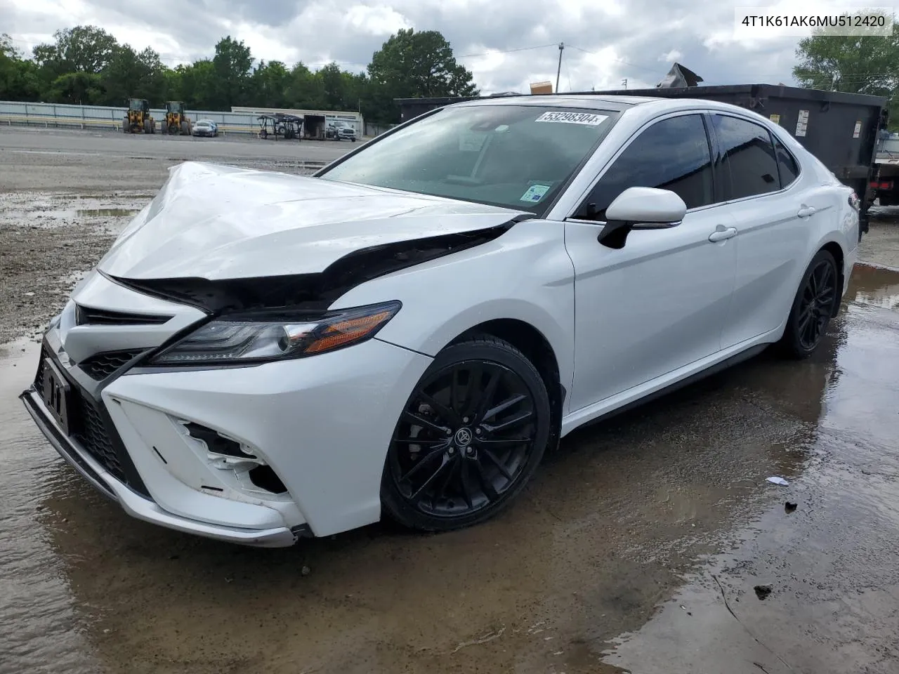 4T1K61AK6MU512420 2021 Toyota Camry Xse