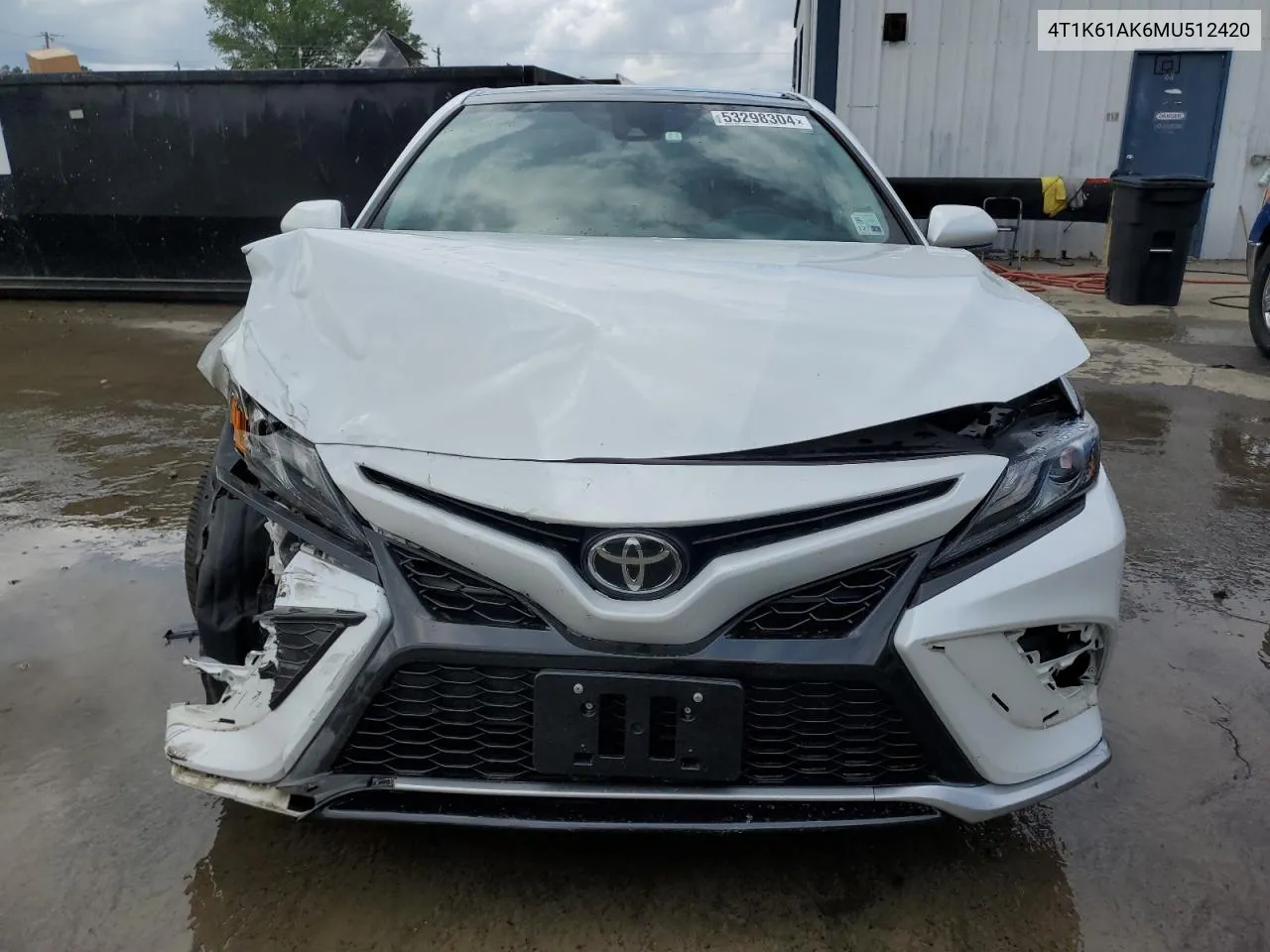 2021 Toyota Camry Xse VIN: 4T1K61AK6MU512420 Lot: 53298304